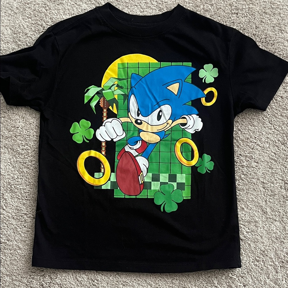 Sonic the Hedgehog Kids Graphic Tee - Black